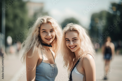 young adult women or teenag...