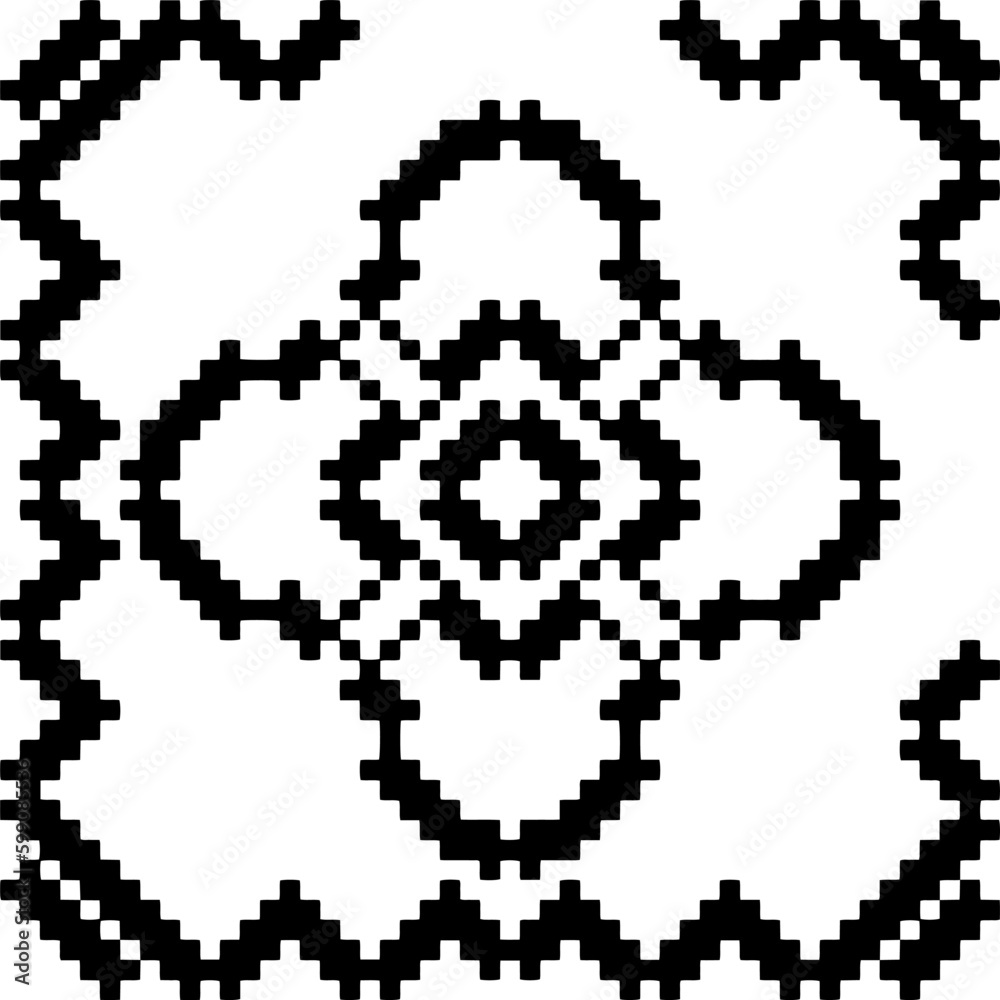 Geometric pattern. Black and white pattern for web page, textures, card, poster, fabric, textile.
Geometric pattern. Black and white pattern for web page, textures, card, poster, fabric, textile.