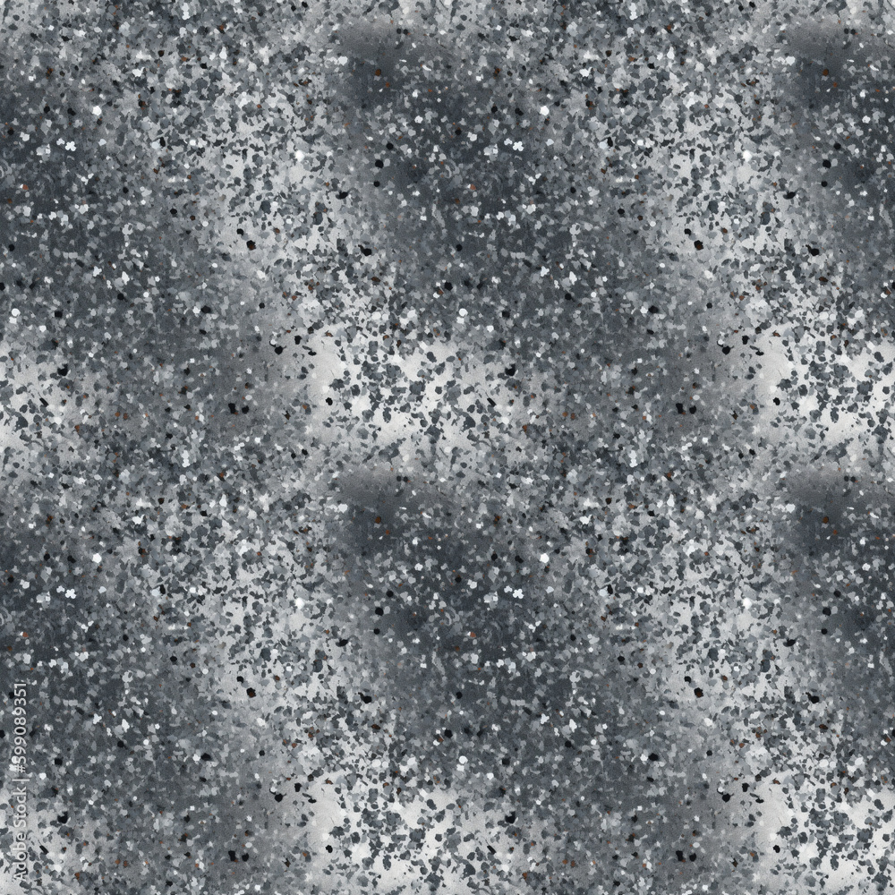 Silver glitter seamless pattern. Generative AI. Silver glitter seamless pattern. Generative AI.