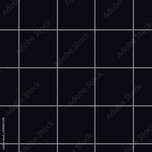 Window pane plaid seamless pattern, black and white can be used in fashion decoration design. Bedding, curtains, tablecloths