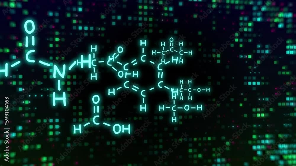 Animation of binary coding and scientific data processing