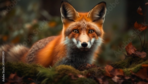 Animal photography photos about foxes generative ai variation 9