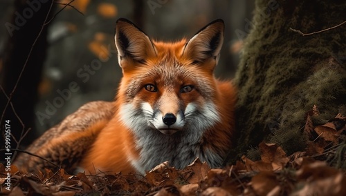 Animal photography photos about foxes generative ai variation 12