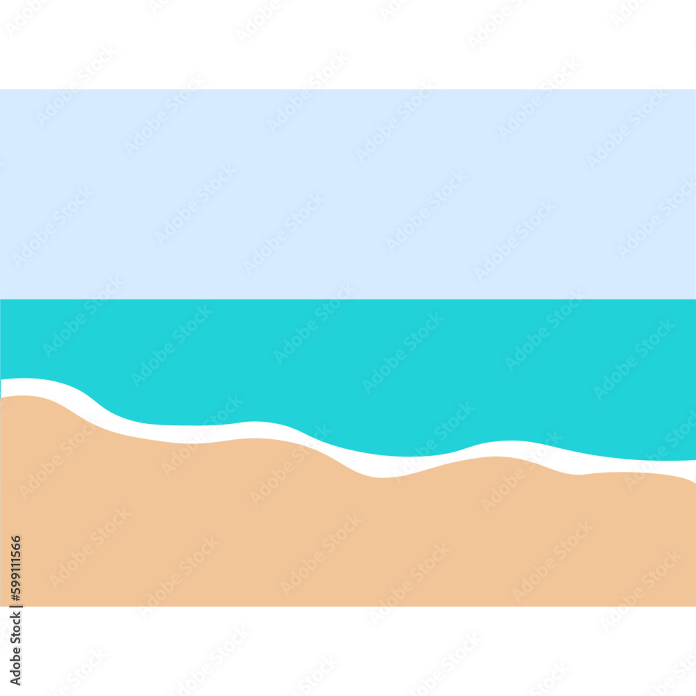 Obraz premium 해변의 풍경