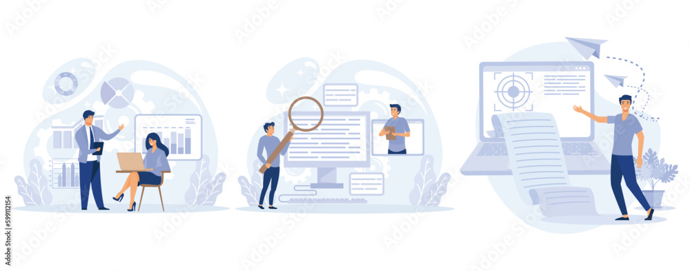 Project development specifications concept, Business analysis, software ...