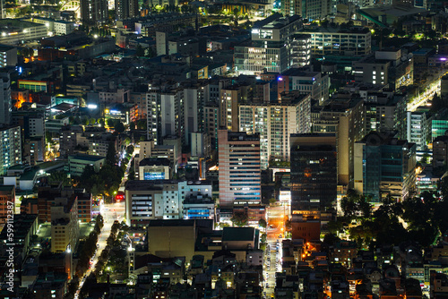 the night view of Korea