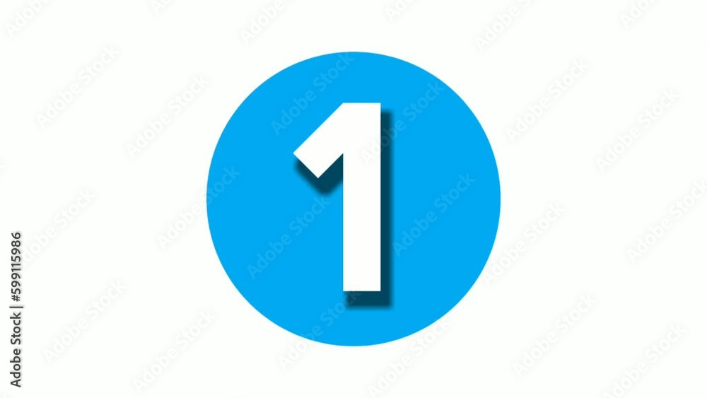 Number one 1 cartoon animation on white background,4k cartoon video number motion graphics for video elements Number one 1 cartoon animation on white background,4k cartoon video number motion graphics for video elements