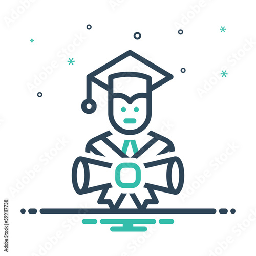 Mix icon for bachelor 