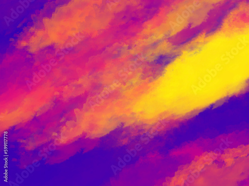 Abstract cloud background colorful