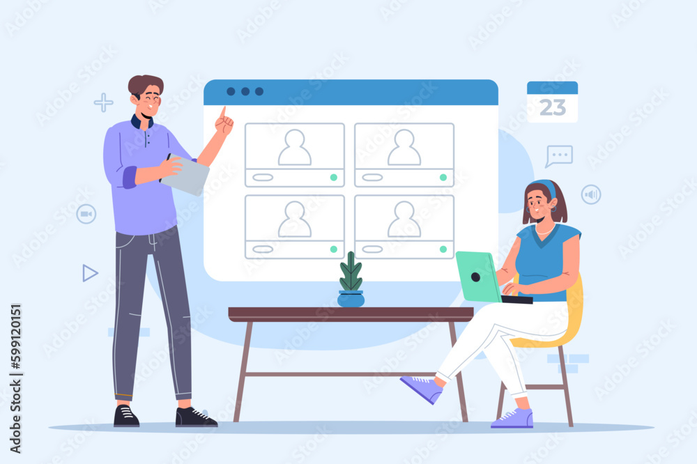 Project Management & Task Management Illustration Set business manager plan office team chart professional people teamwork screen scheduling deadline Project Management & Task Management Illustration Set business manager plan office team chart professional people teamwork screen scheduling deadline