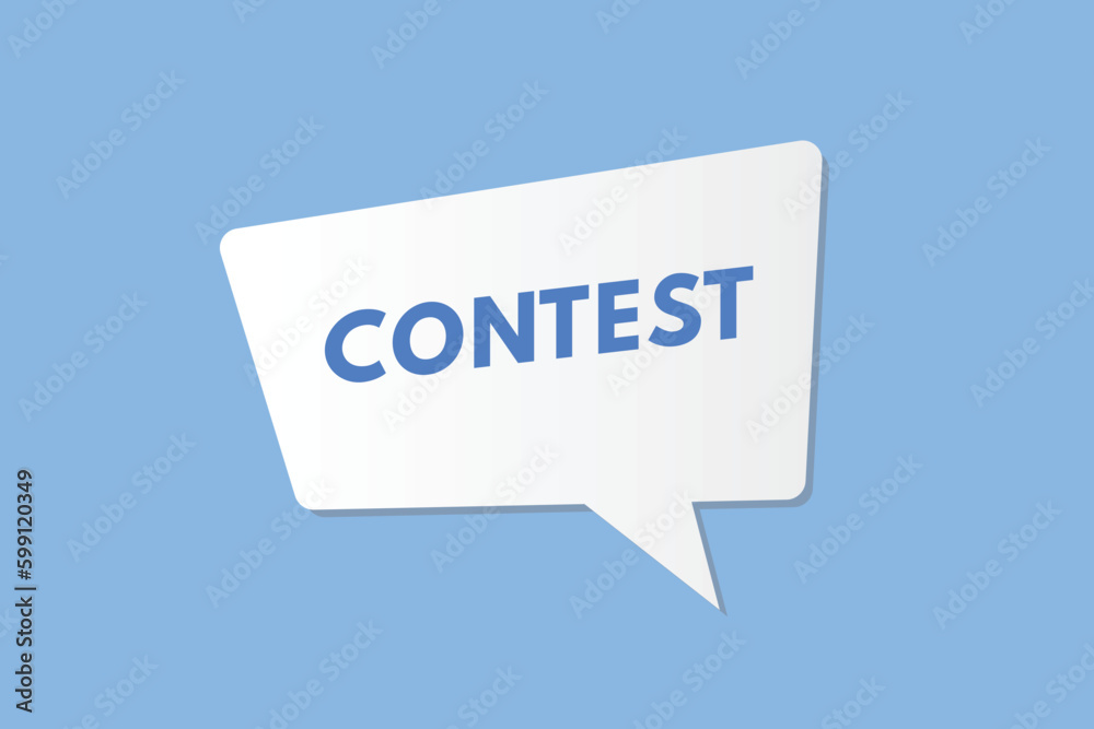 Contest text Button. Contest Sign Icon Label Sticker Web Buttons Contest text Button. Contest Sign Icon Label Sticker Web Buttons