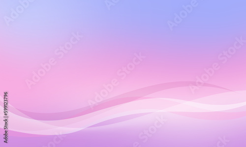 pink purple color curve wave with soft gradient abstract background