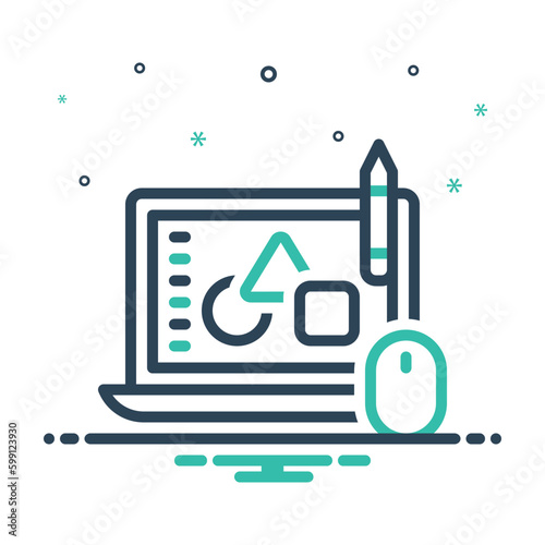 Mix icon for graphical 