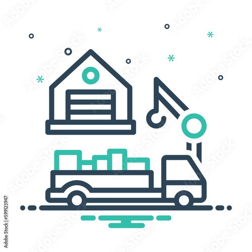 Mix icon for supply