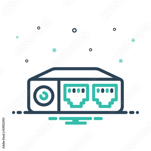 Mix icon for tcp cable 