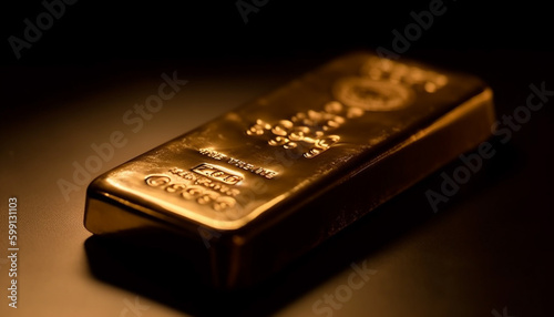 Wealthy banking business invests in gold ingots generated by AI