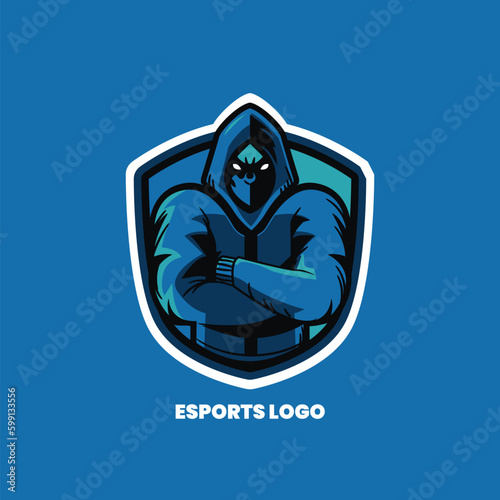Esporta logo template, mascot logo design