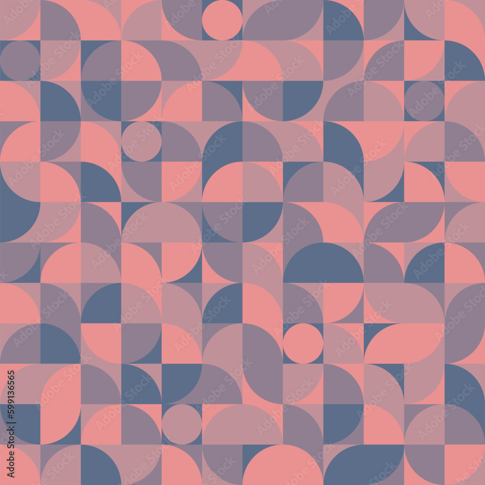Repetitive Pattern Modern Design scandinavian repetitive background. abstract geometric shapes. vector ...