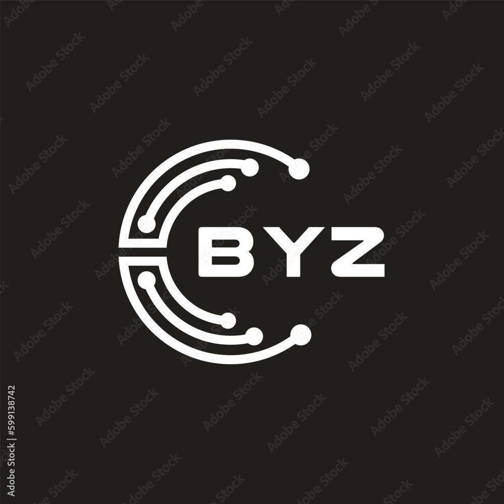 BYZ letter technology logo design on black background. BYZ creative initials letter IT logo concept. BYZ setting shape design.
BYZ letter technology logo design on black background. BYZ creative initials letter IT logo concept. BYZ setting shape design.