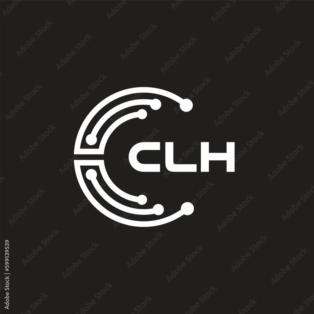 CLH letter technology logo design on black background. CLH creative initials letter IT logo concept. CLH letter design.
CLH letter technology logo design on black background. CLH creative initials letter IT logo concept. CLH letter design.