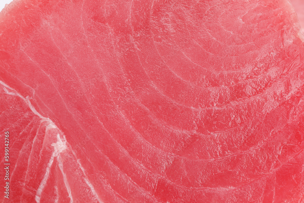 Fresh raw tuna fillet as background, top view Fresh raw tuna fillet as background, top view