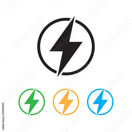 Free Download Electric icon vector illustration. - GFXLoad