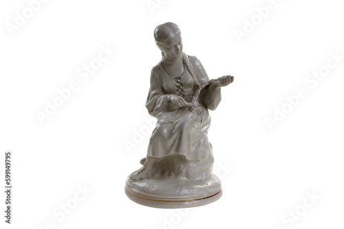 porcelain figurine of a girl © S.Charnak