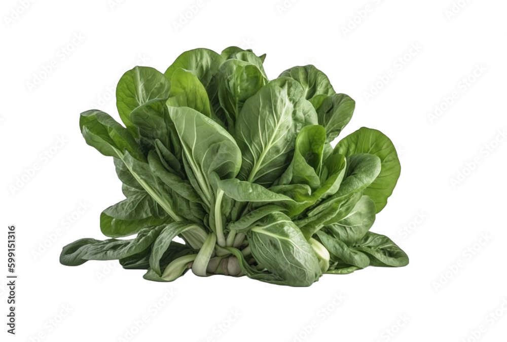 Chinese kale spinach leaves isolated on transparent background. PNG Chinese kale spinach leaves isolated on transparent background. PNG
