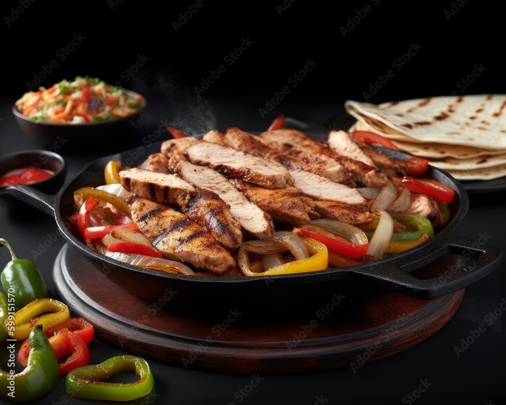 grilled fajitas with charred edges and juicy chicken and beef grilled fajitas with charred edges and juicy chicken and beef