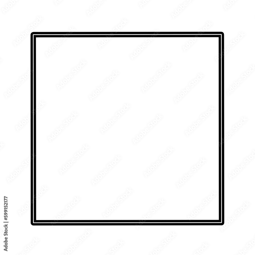 Black square frame element with line border png.
Black square frame element with line border png.