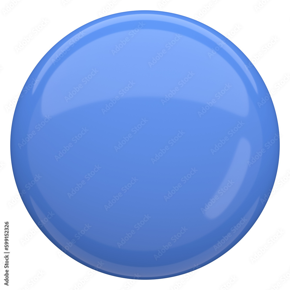 3D circle button. Empty button. 3D illustration. 3D circle button. Empty button. 3D illustration.