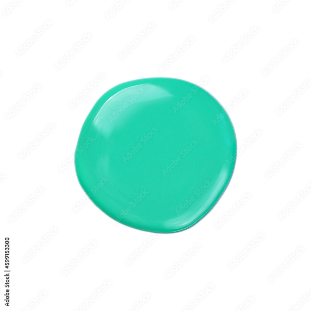 Turquoise swatch of gel nail polish isolated on transparent background. Smear of nail polish for design. Turquoise swatch of gel nail polish isolated on transparent background. Smear of nail polish for design.
