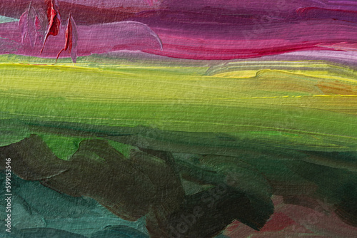 Wallpaper Mural Abstract multicolored background oil painting. Torontodigital.ca