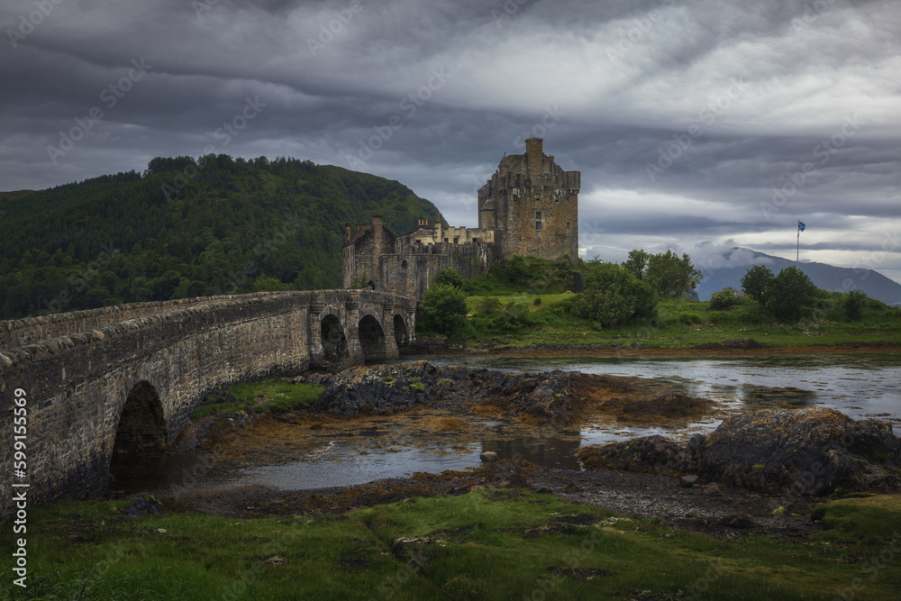 Eilean Donan Castle From The Shores Of Loch Duich