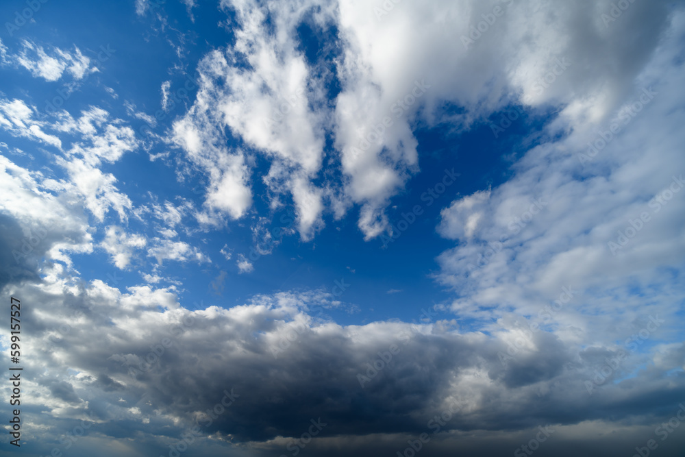 beautiful blue sky with cumulus clouds for abstract background beautiful blue sky with cumulus clouds for abstract background