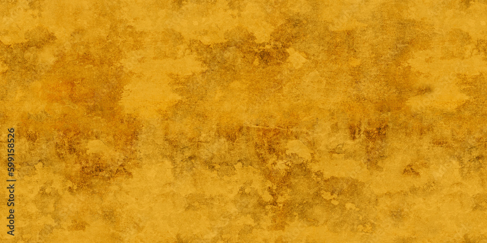 gold grunge texture background, yellow old wallpaper