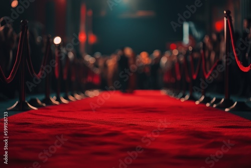 Red carpet. Generative AI