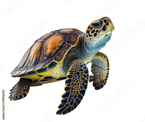 turtle isolated on white background