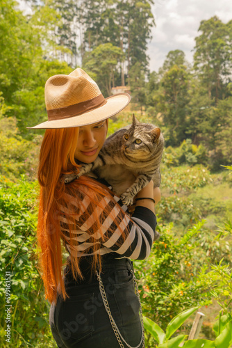 Foto typical traditional hat of the region of antioquia in colombia