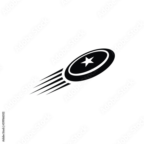 frisbee icon vector