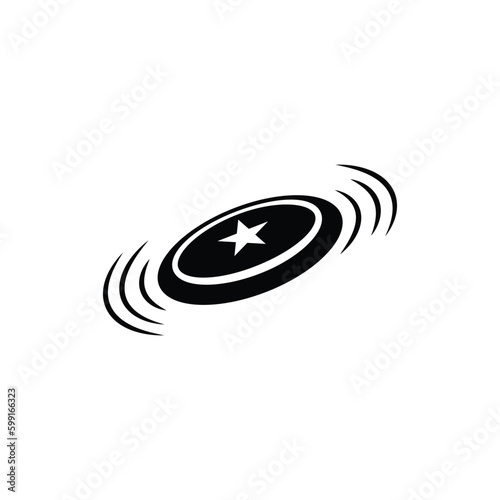 frisbee icon vector