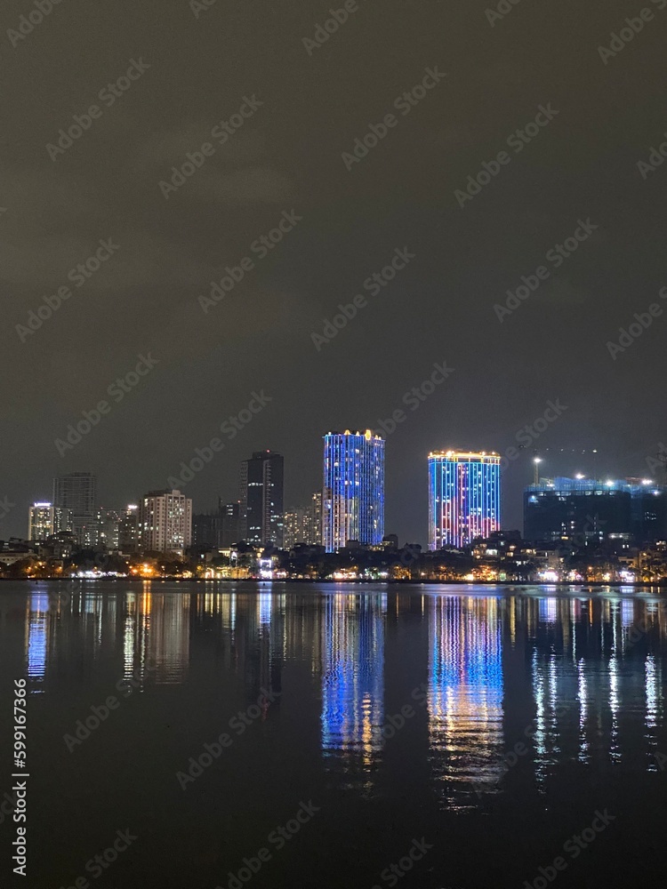 Fototapeta premium West Lake, Tay Ho District, Hanoi City. 27th March, 2023