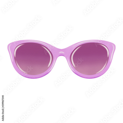 Purple Watercolor sunglasses. 