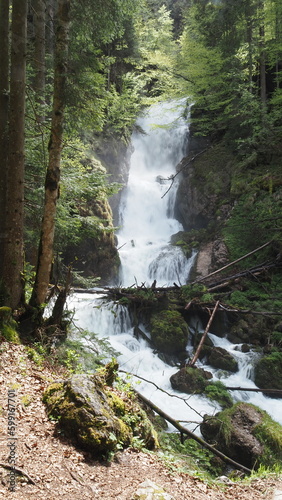 Wasserfall in den Bergen