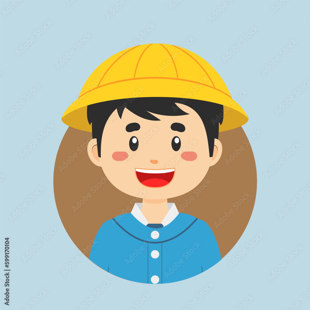 Avatar of a Elementary School Student Character Avatar of a Elementary School Student Character
