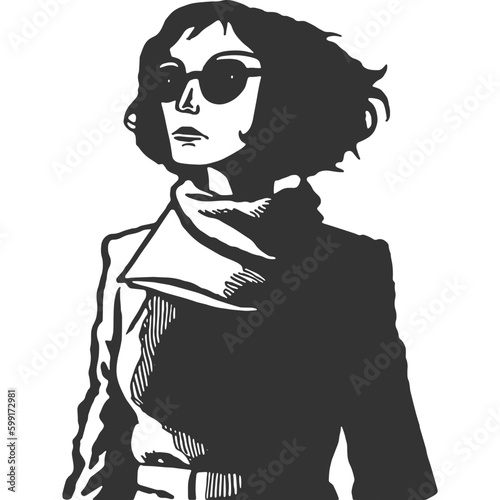 Ignored Genius Vintage Illustration Vector