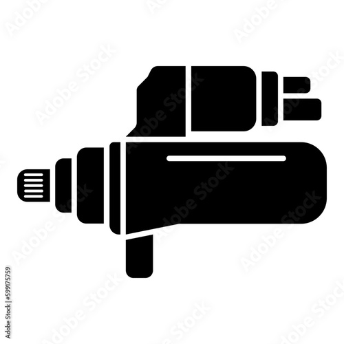 Starter Motor black icon. Suitable for website, content design, poster, banner, or video editing need