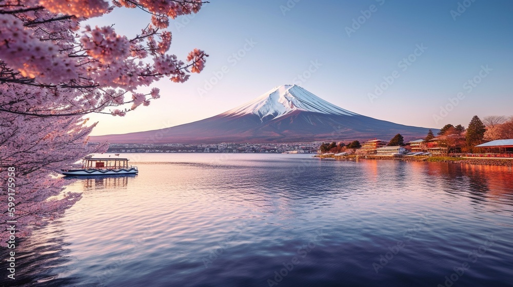 Japan's Mount Fuji. GENERATE AI
