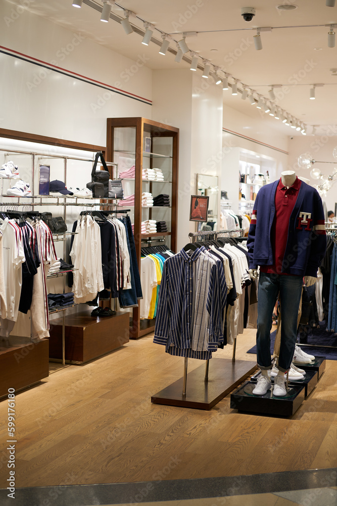 PATTAYA, THAILAND - CIRCA APRIL, 2023: various apparel on display at Tommy  Hilfiger retail store in Central Pattaya (CentralFestival Pattaya Beach)  shopping mall. Stock Photo | Adobe Stock