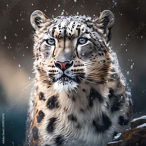 Snow Leopard. Generative AI